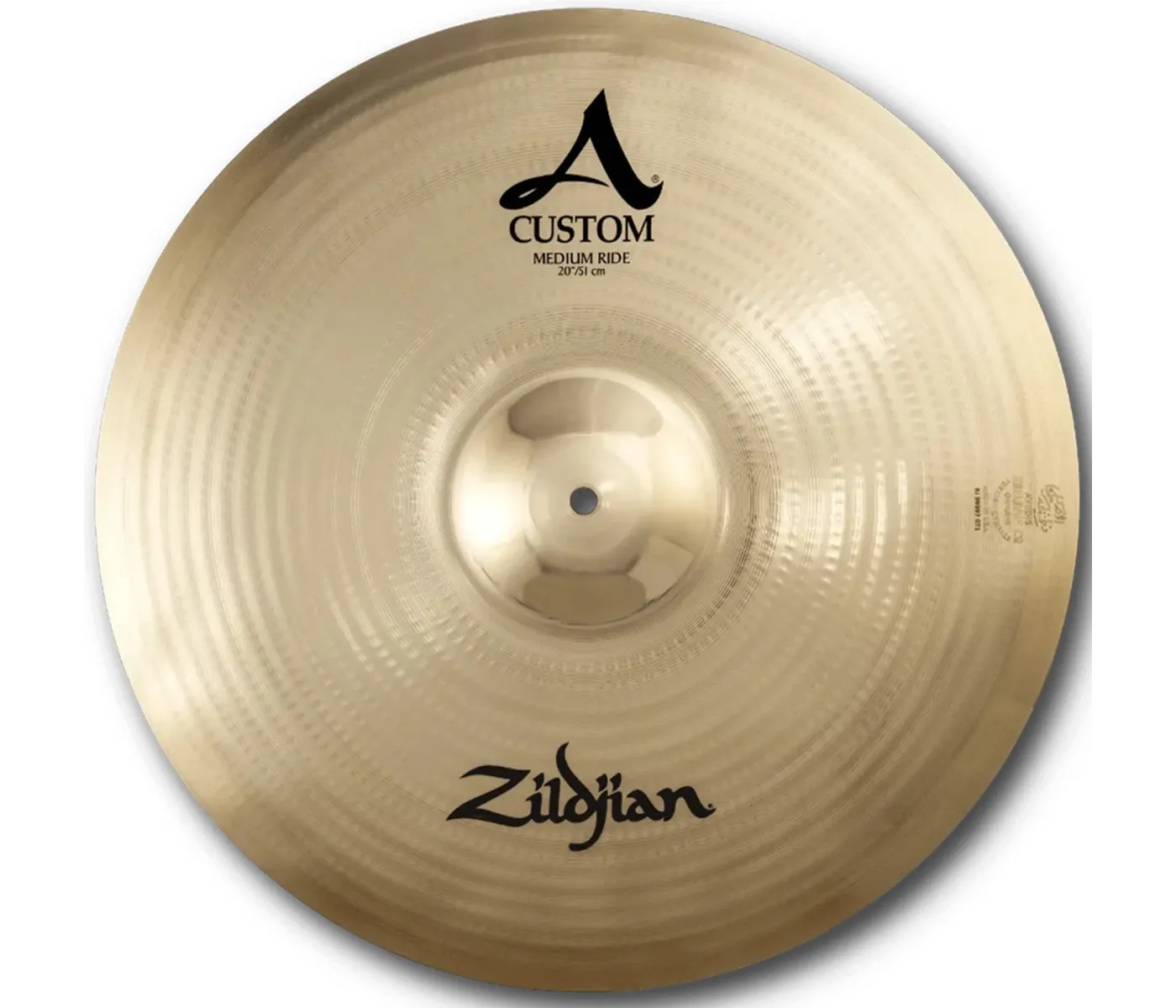 Zildjian A20519 A Custom Medium Ride Cymbal - 20 inch