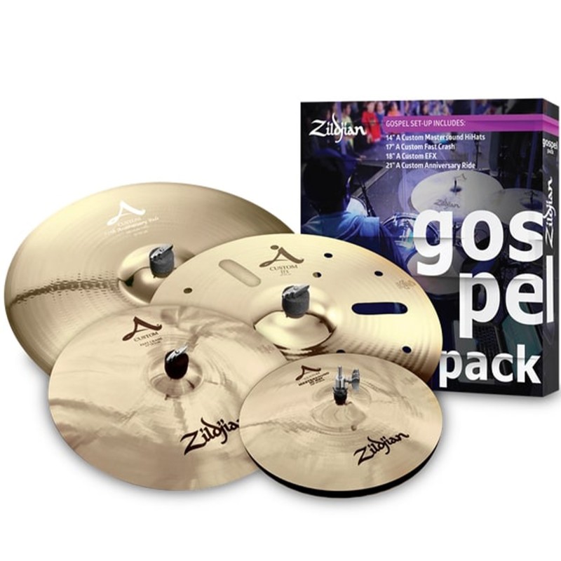 Zildjian AC0801G A Custom Cymbal Set - Gospel Pack