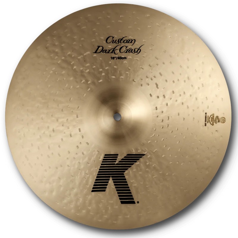 Zildjian K0951 K Custom Dark Crashes Cymbal - 16 inch
