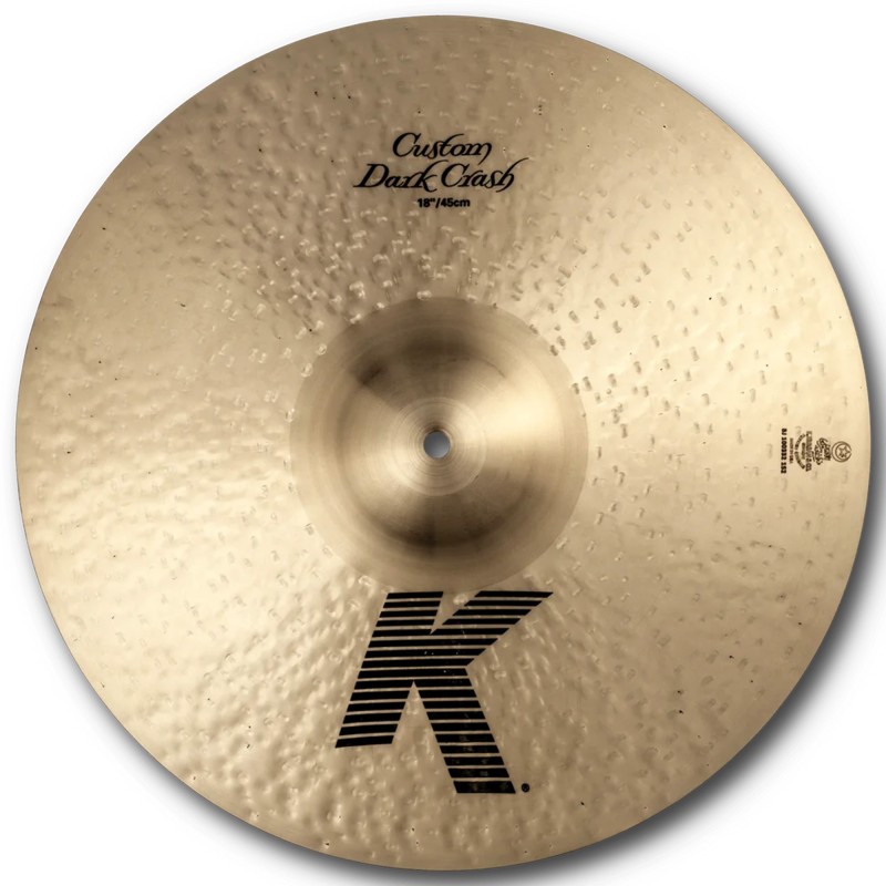 Zildjian K0953 K Custom Dark Crashes Cymbal - 18 inch