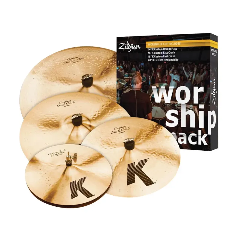 Zildjian KC0801W K Custom Cymbal Set - Worship Pack Zildjian KC0801W K Custom Cymbal Set - Worship Pack