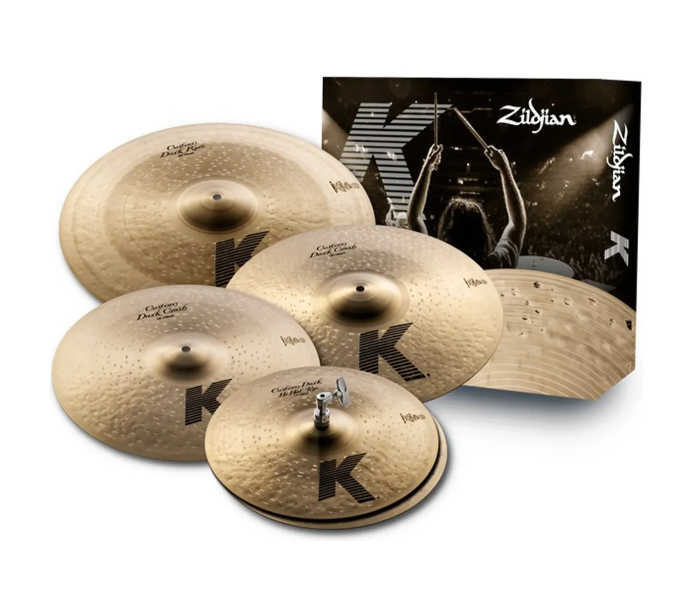 Zildjian KCD900 K Custom Cymbal Set - Dark Pack