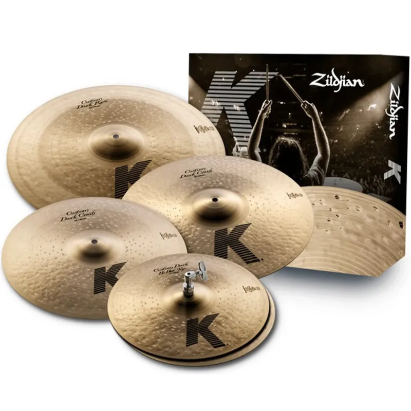 Zildjian KCD900 K Custom Cymbal Set - Dark Pack Zildjian KCD900 K Custom Cymbal Set - Dark Pack