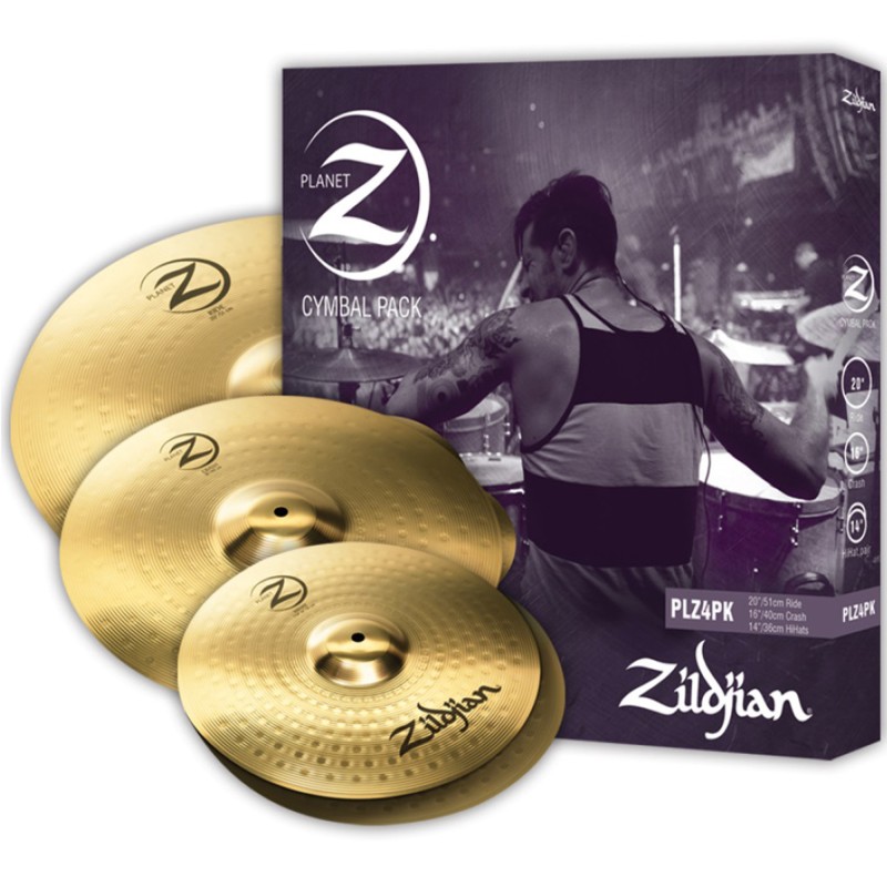 Zildjian ZP4PK Planet Z4 PLZ4PK 3-Piece Cymbal Set - 14/16/20 inch