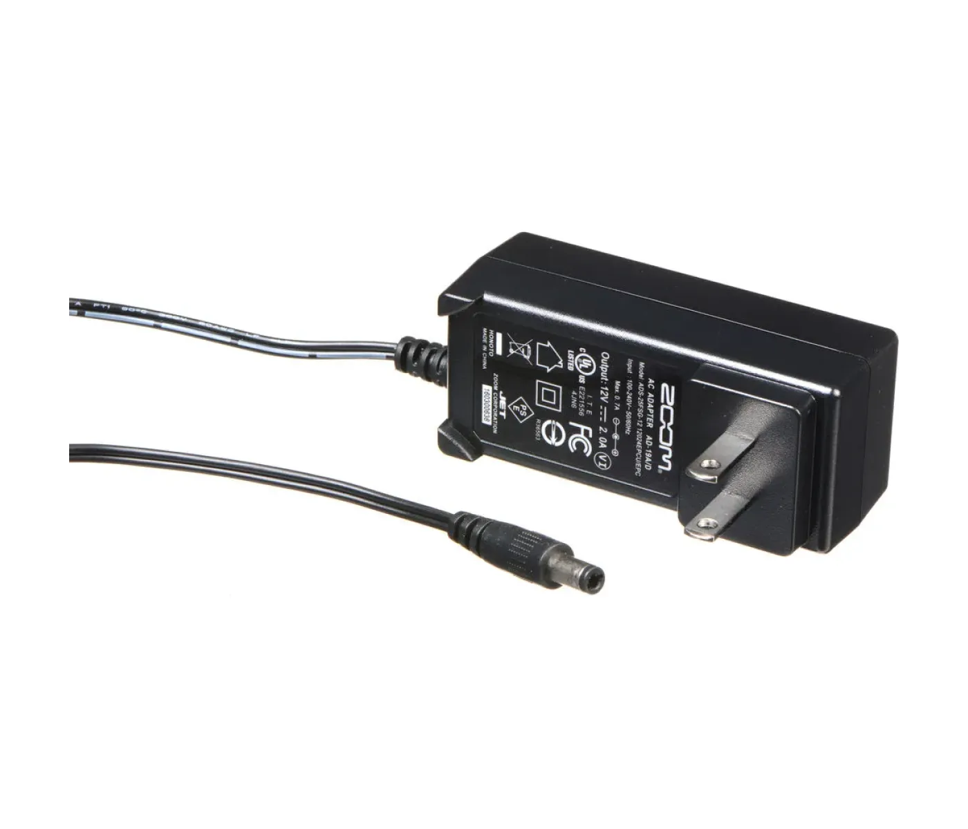 Zoom AD19E 12V AC Adapter for F4, F8, F8n, Select LiveTrak Mixers, TAC-8, and UAC-8 (EU Plug)_B stock