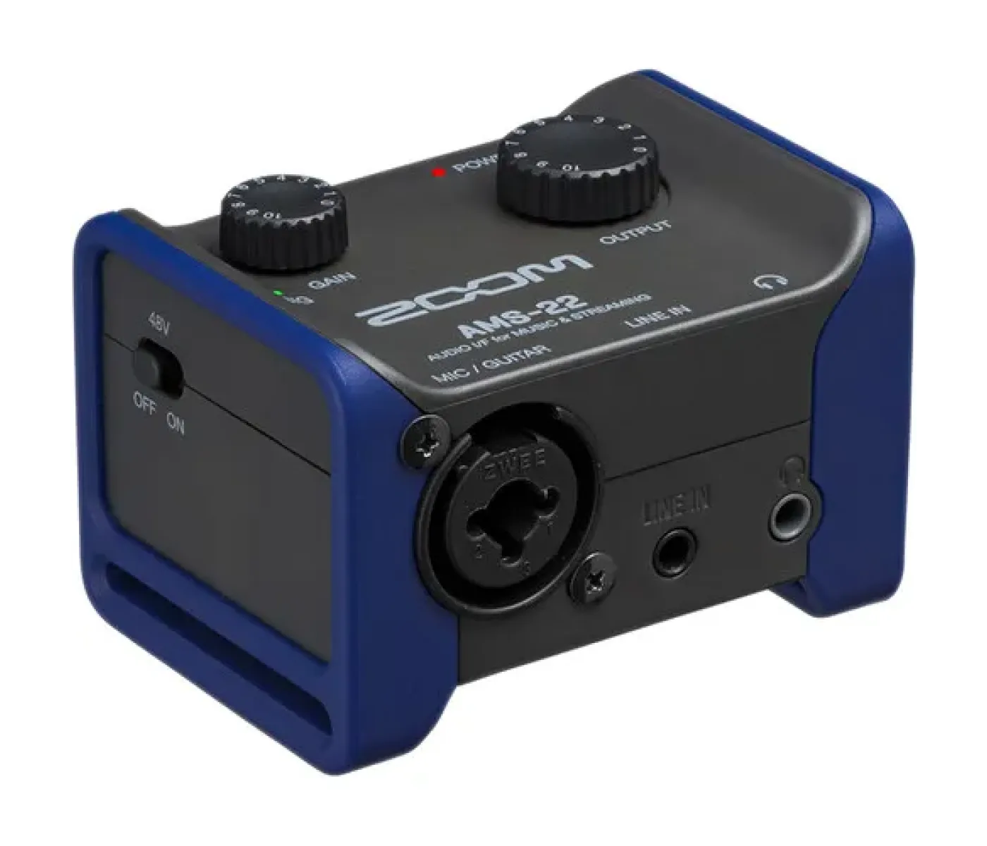 Zoom AMS-22 2x2 USB Audio Interface for Music and Streaming- 2 Years Warranty Zoom AMS-22 2x2 USB Audio Interface for Music and Streaming- 2 Years Warranty