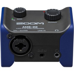 Zoom AMS-22 2x2 USB Audio Interface for Music and Streaming