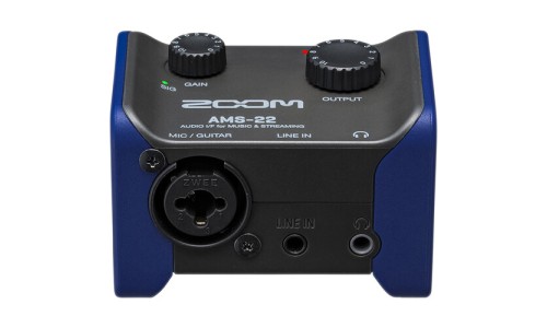 Zoom AMS-22 2x2 USB Audio Interface for Music and Streaming