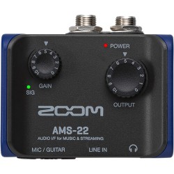 Zoom AMS-22 2x2 USB Audio Interface for Music and Streaming