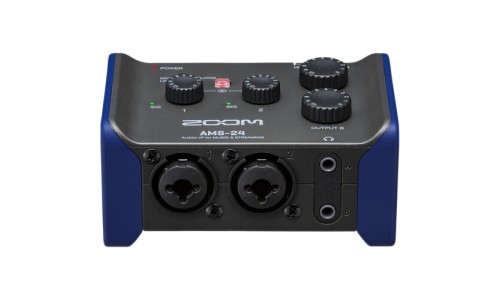 Zoom AMS-24 2x4 USB Audio Interface for Music and Streaming