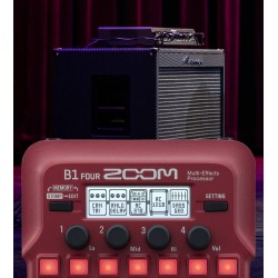 Zoom B1FOUR Bass Multi-Effects Processor Bass Pedal