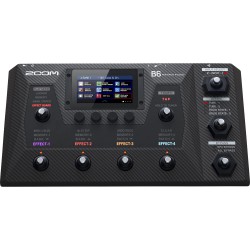 Zoom B6 Bass Processor with 4 DI Models and Advanced Multi-Effects