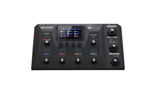 Zoom B6 Bass Processor with 4 DI Models and Advanced Multi-Effects