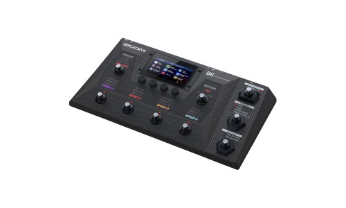 Zoom B6 Bass Processor with 4 DI Models and Advanced Multi-Effects