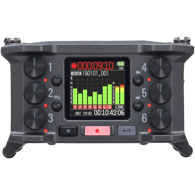 Zoom F6 Multitrack Field Recorder- 2 Years Warranty Zoom F6 Multitrack Field Recorder- 2 Years Warranty