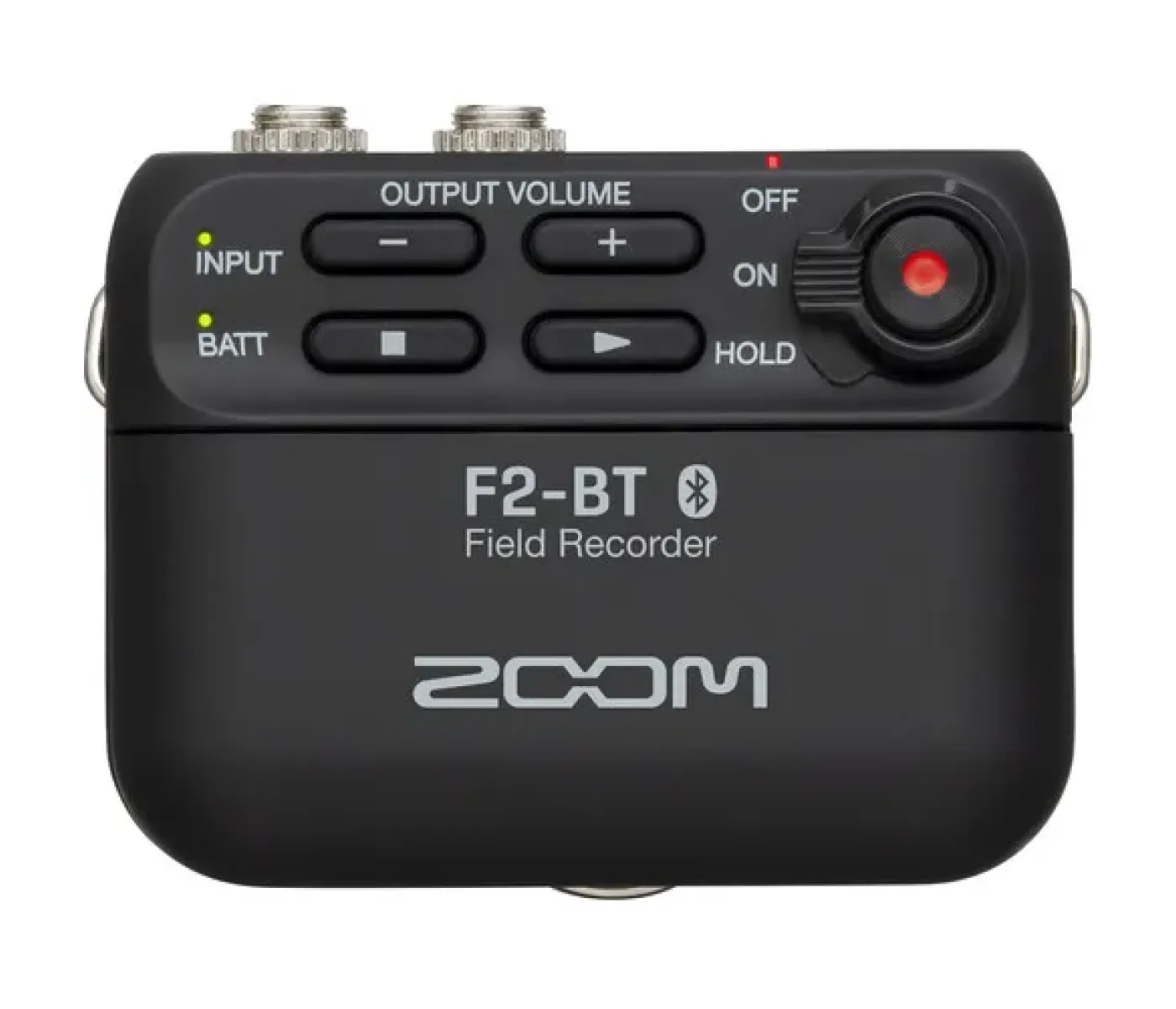 Zoom F2-BT/B Field Recorder With Lavalier Microphone And Bluetooth Control - Black- 2 Years Warranty