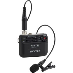 Zoom F2-BT/B Field Recorder With Lavalier Microphone And Bluetooth Control - Black