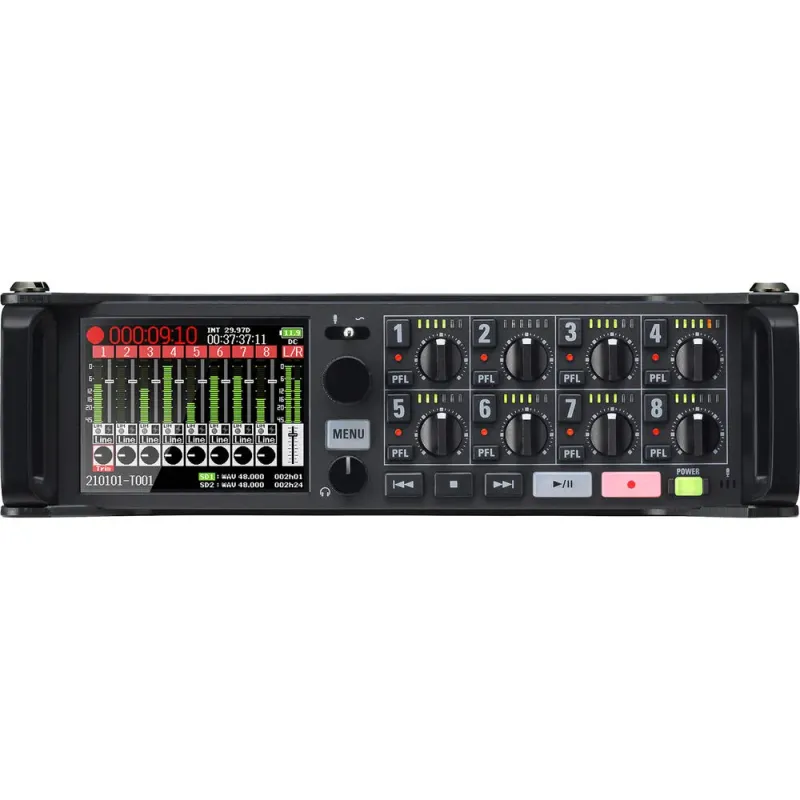 Zoom F8nPro Multitrack Field Recorder- 2 Years Warranty
