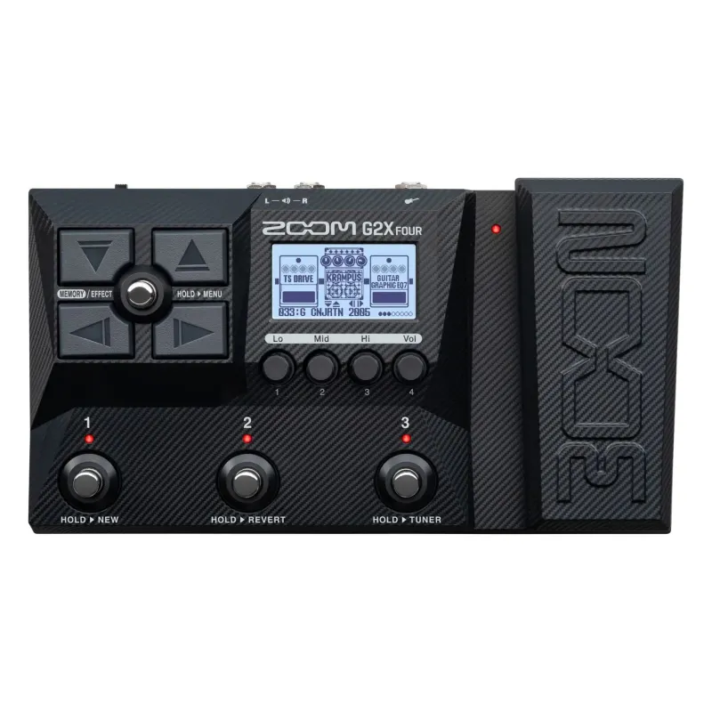 Zoom G2X FOUR Multi-effects Processor with Expression Pedal- 2 Years Warranty