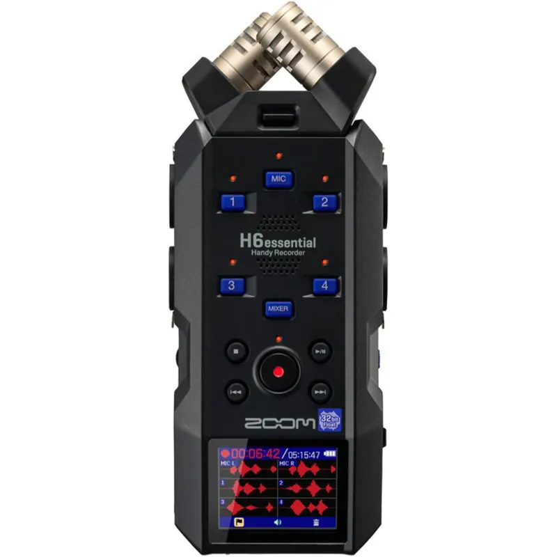 Zoom H6essential 6-Track 32-Bit Handy Recorder- 2 Years Warranty Zoom H6essential 6-Track 32-Bit Handy Recorder- 2 Years Warranty