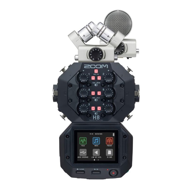 Zoom H8+MSPack/230EU 12-Track Multi-Track Handy Recorder