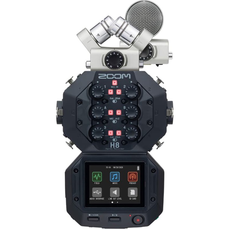 Zoom H8+MSPack/230EU 12-Track Multi-Track Handy Recorder