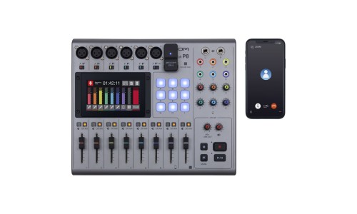 Zoom P8 PodTrak 8-Channel Podcasting Mixer