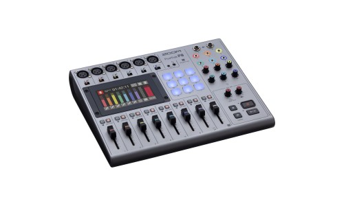 Zoom P8-Bun PodTrak P8 8-Channel Podcasting Mixer with ZDM-1 Podcast Microphone Pack Bundle