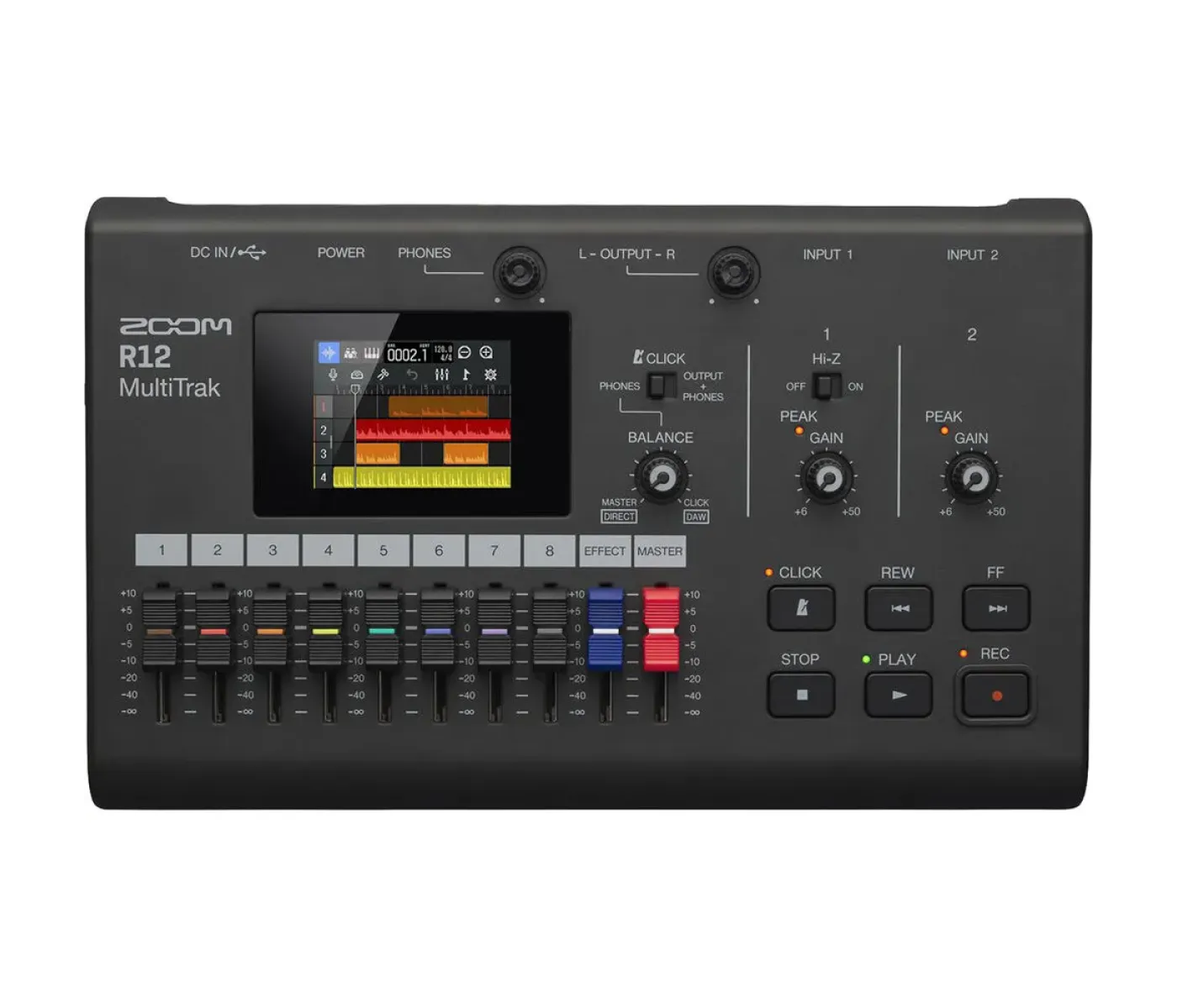 Zoom R12 MultiTrak Recorder with Touchscreen- 2 Years Warranty