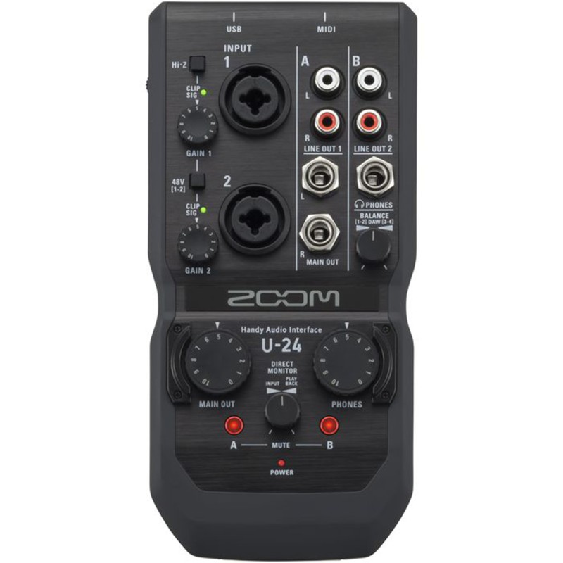 Zoom U24 Handy Audio Interface