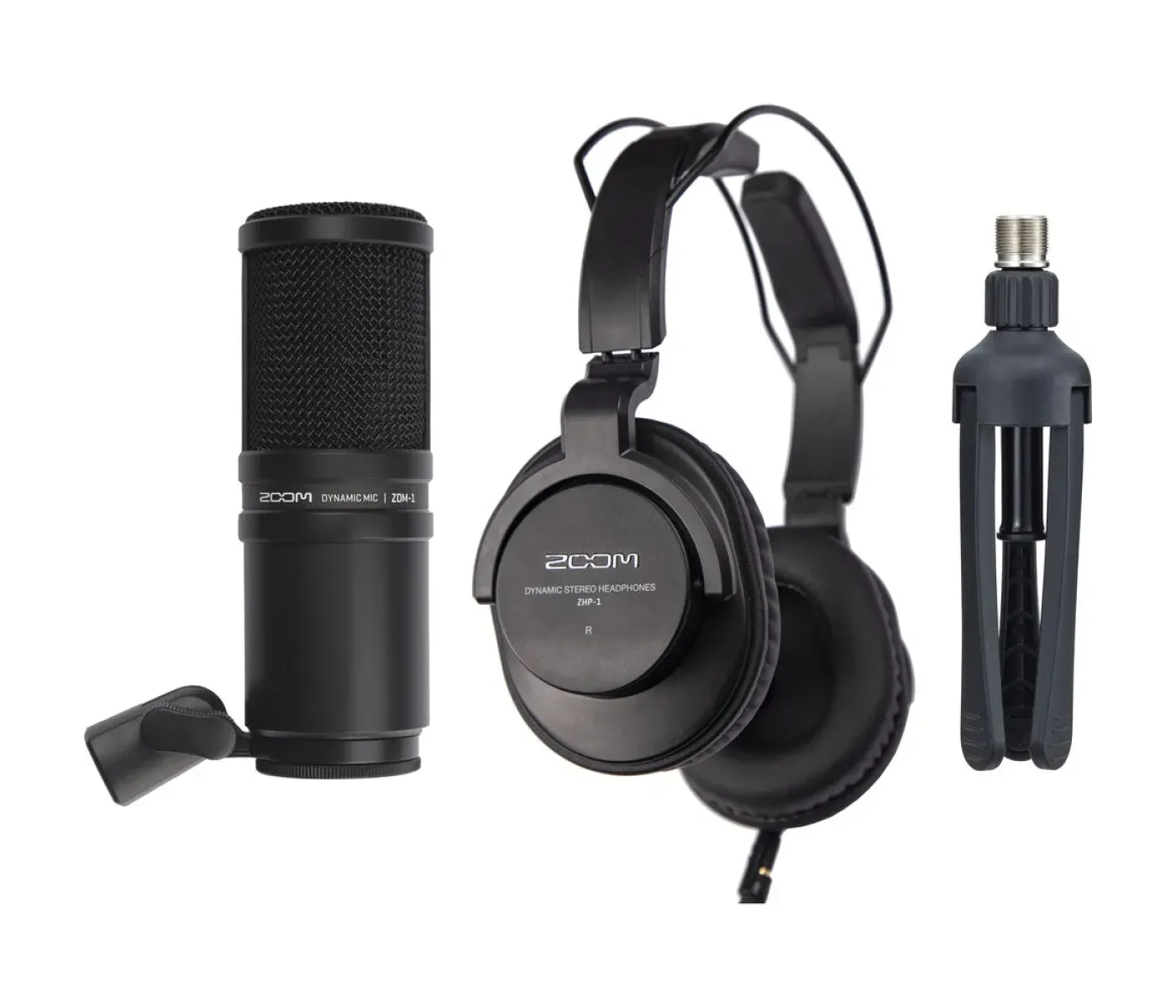Zoom ZDM-1PMP Podcast Microphone Pack- 2 Years Warranty