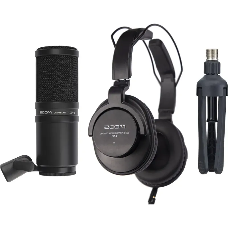 Zoom ZDM-1PMP Podcast Microphone Pack- 2 Years Warranty Zoom ZDM-1PMP Podcast Microphone Pack- 2 Years Warranty