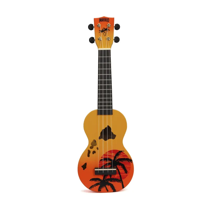 Mahalo MD1HBORB Ukulele Soprano " Hawaii " Designer Series Orange Burst with Bag Mahalo MD1HBORB Ukulele Soprano " Hawaii " Designer Series Orange Burst with Bag