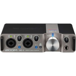 Zoom UAC-2 Two-Channel USB 3.0 SuperSpeed Audio Interface for Mac and PC