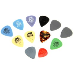 Jim Dunlop PVP102 Pick Variety Pack - Medium/Heavy - 12 Picks