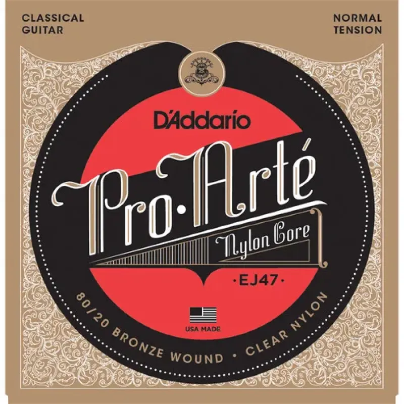 D'Addario EJ47 Pro-Arte 80/20 Bronze Classical Guitar Strings - Normal Tension
