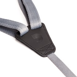 D'Addario 19UKE02 Eco-Comfort Ukulele Strap - Stone