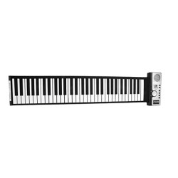 Portable PS61B 61 Keys Flexible Roll-Up Piano USB MIDI Electronic Keyboard