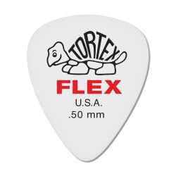 Jim Dunlop 428P.50 Tortex® Flex Standard Guitar Picks .50mm - 12 Picks