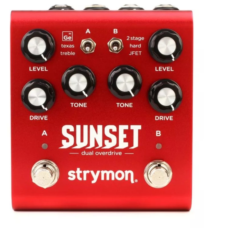 Strymon Sunset Dual Overdrive Pedal - Power Supply Included