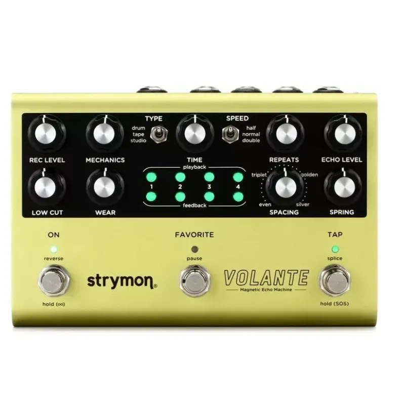 Strymon Volante Magnetic Echo Machine Pedal - Power Supply Included Strymon Volante Magnetic Echo Machine Pedal - Power Supply Included