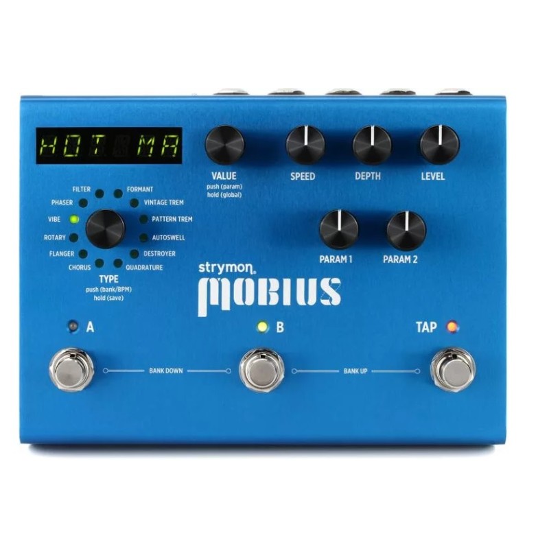 Strymon Mobius Multidimensional Modulation Pedal - Power Supply Included