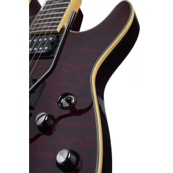 Schecter 2006 Electric Guitar Omen Extreme-FR - Black Cherry