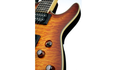 Schecter 2024 Electric Guitar Omen Extreme-6 - Vintage Sunburst