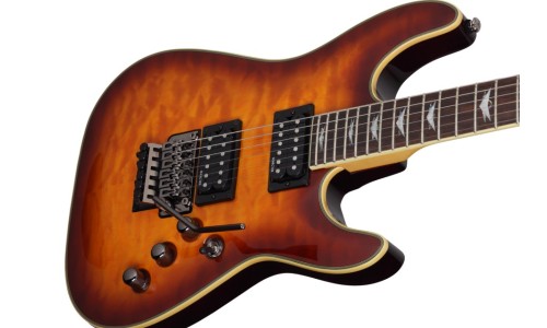 Schecter 2029 Electric Guitar Omen Extreme-FR - Vintage Sunburst