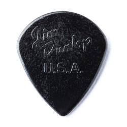 Jim Dunlop 47P3S Nylon Jazz III Black Stiffo Point Tip Guitar Pick 1.38mm - 6 Picks