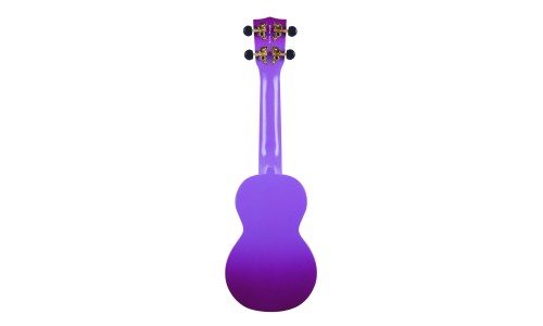 Mahalo MD1HBPPB Ukulele Soprano " Hibiscus " Designer Series Purple Burst with Bag