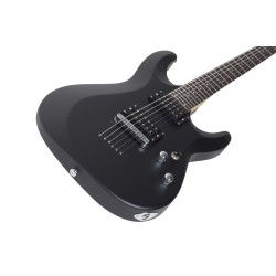 Schecter 430 Electric Guitar C-6 Deluxe - Satin Black (SBK)