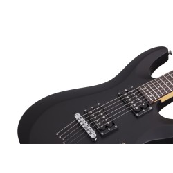 Schecter 430 Electric Guitar C-6 Deluxe - Satin Black (SBK)