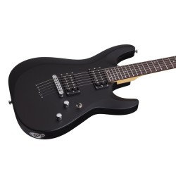 Schecter 430 Electric Guitar C-6 Deluxe - Satin Black (SBK)